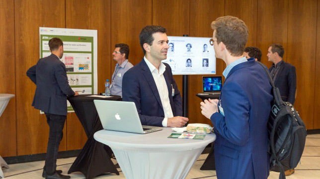 Attendees in discussion, Innovate 4 Water Forum June 8, 2017